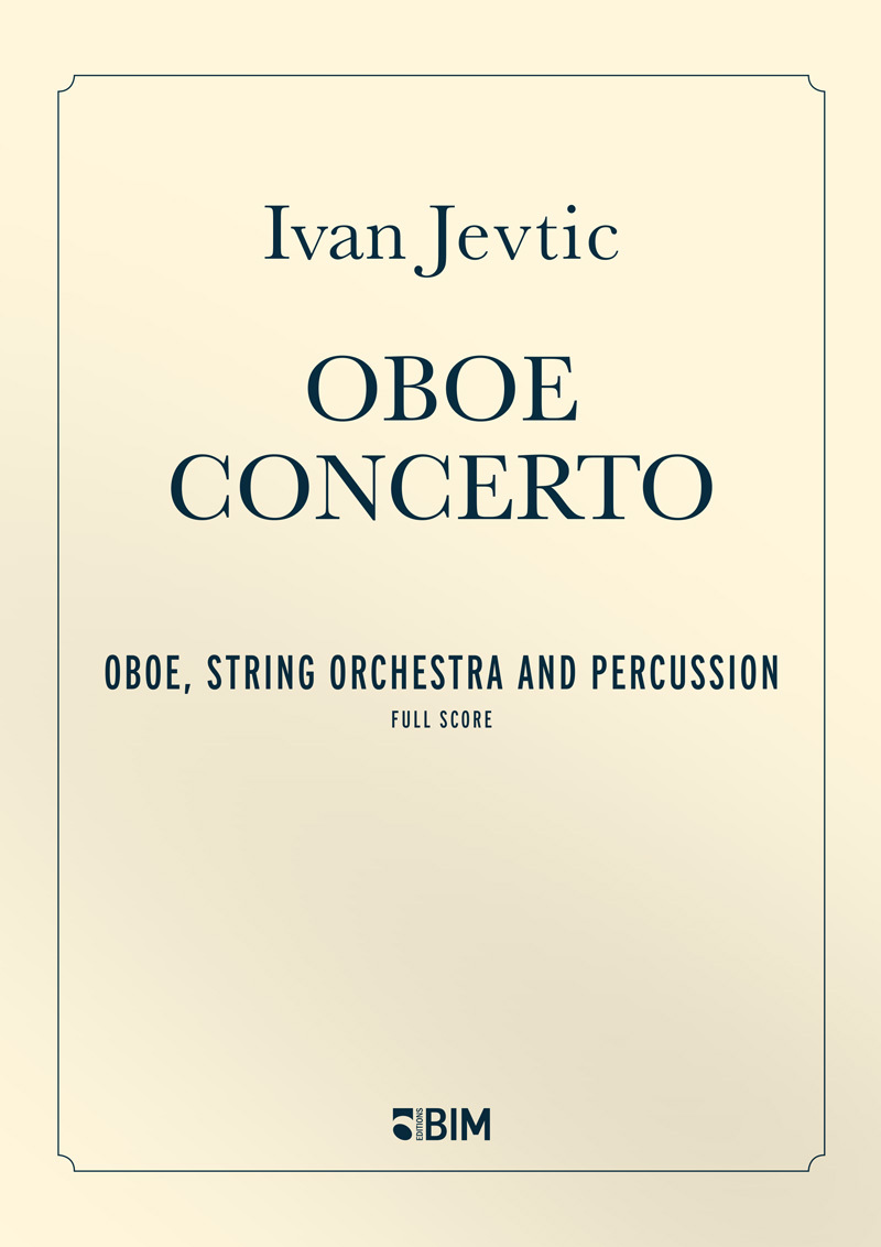Jevtic Ivan Oboe Concerto OB8