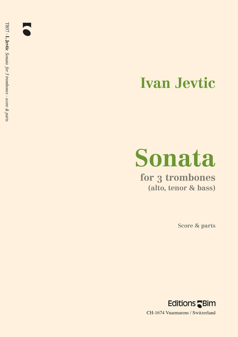 Jevtic Ivan Sonata 3 Tromboni Tb57