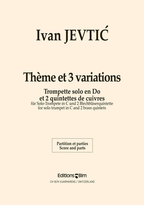 Jevtic Ivan Theme Et Variations Ens55