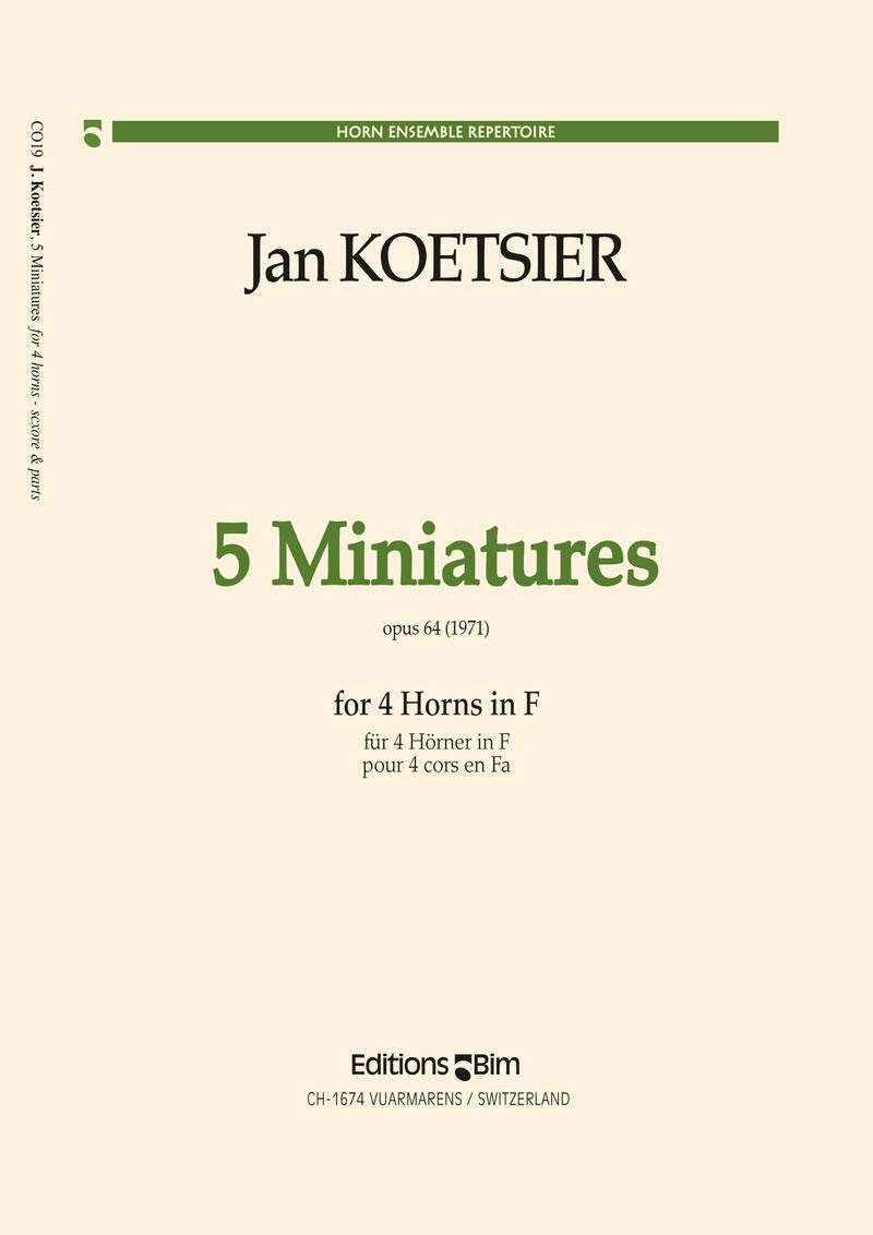 Koetsier Jan 5 Miniatures Co19