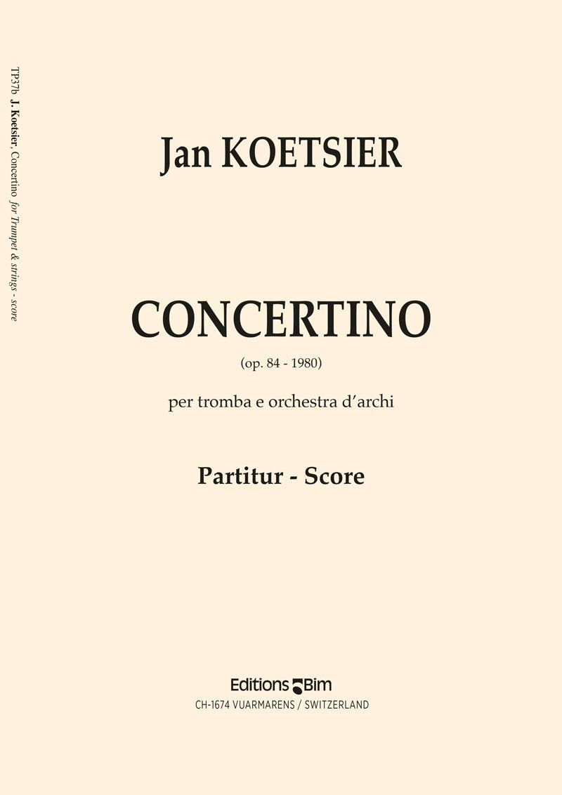 Koetsier Jan Concertino Trumpet Tp37