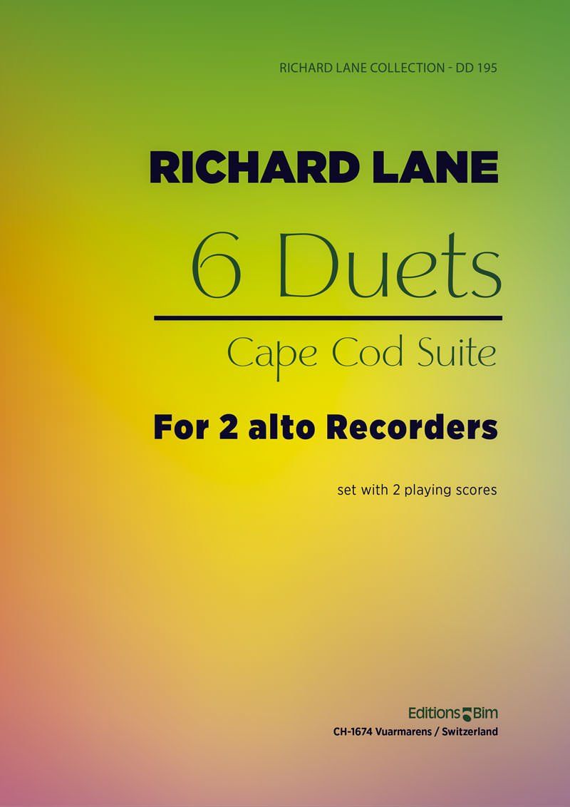 Lane Richard 6 Duos Flute Fl19