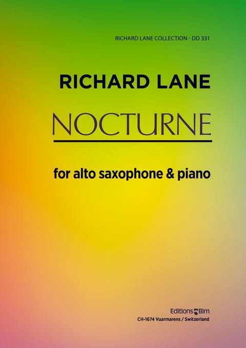 Lane Richard Nocturne For Saxophone Sax3
