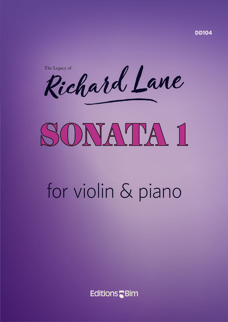 Lane Richard Sonata 1 Violin Vn24