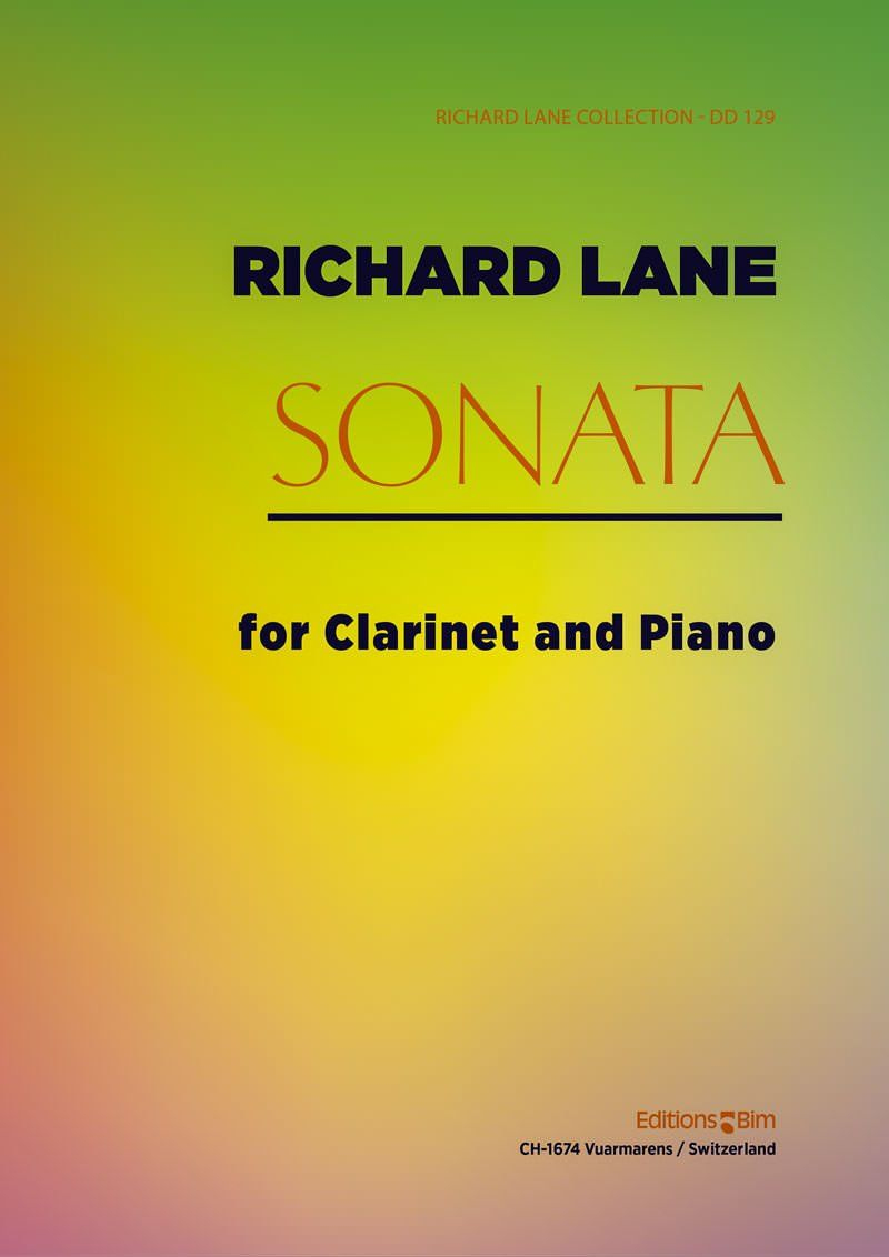 Lane Richard Sonata Clarinet Cl28