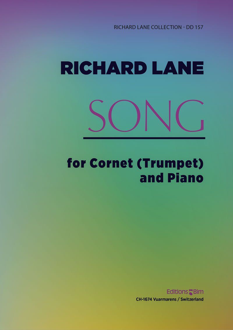 Lane Richard Song Trumpet And Piano Tp250A