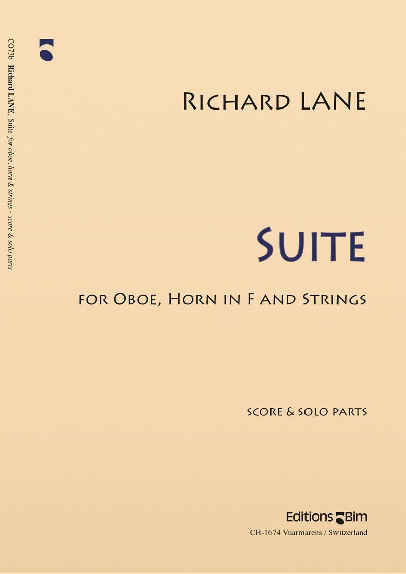 Lane Richard Suite Oboe Horn Co73