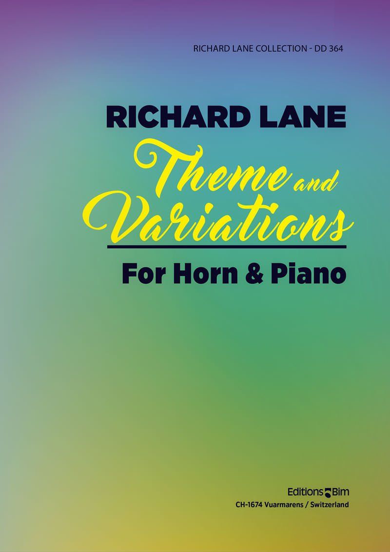 Lane Richard Theme And Variations Horn Co74