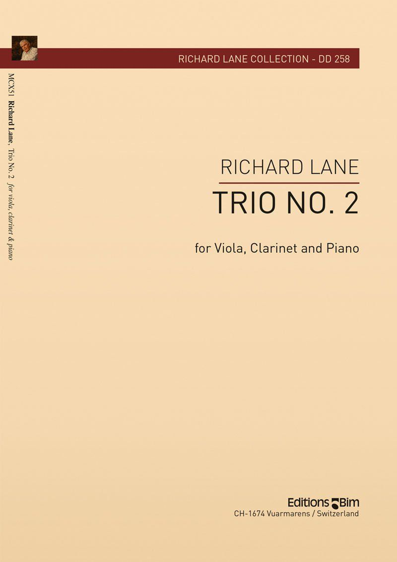 Lane Richard Trio No 2 Clarinet Viola Piano Mcx51