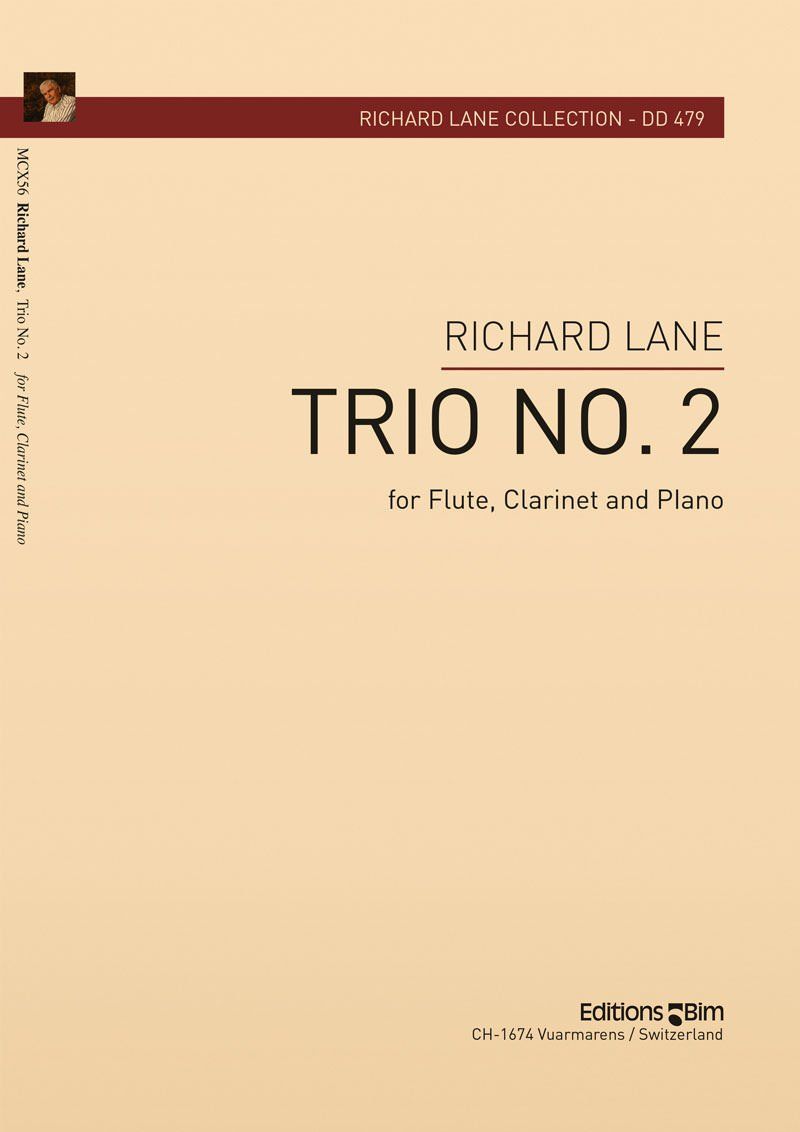 Lane Richard Trio No 2 Flute Clarinet Piano Mcx56