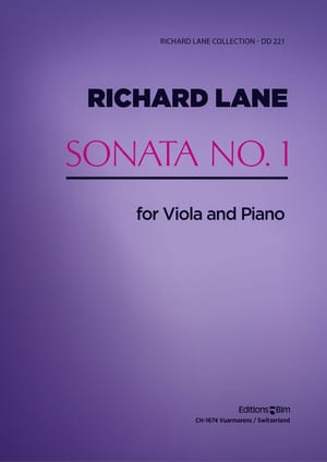 Lane Richard Viola Sonata No 1 Va10