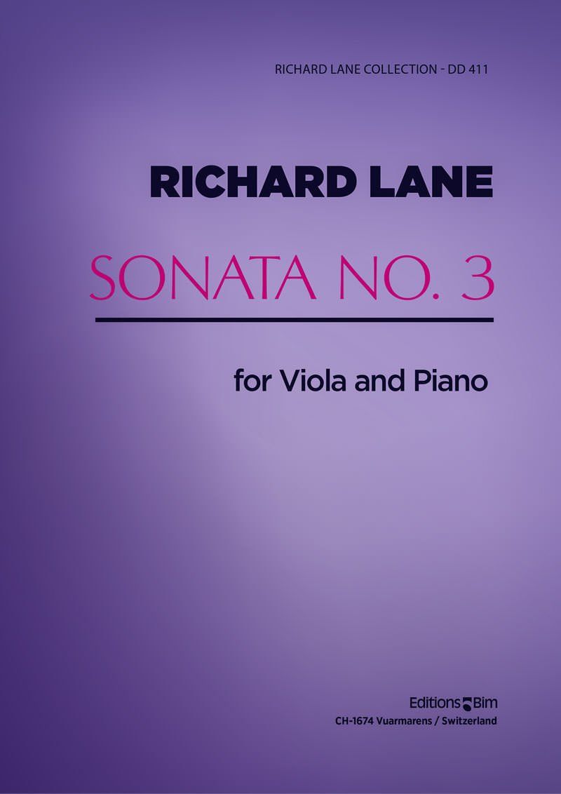 Lane Richard Viola Sonata No 3 Va14