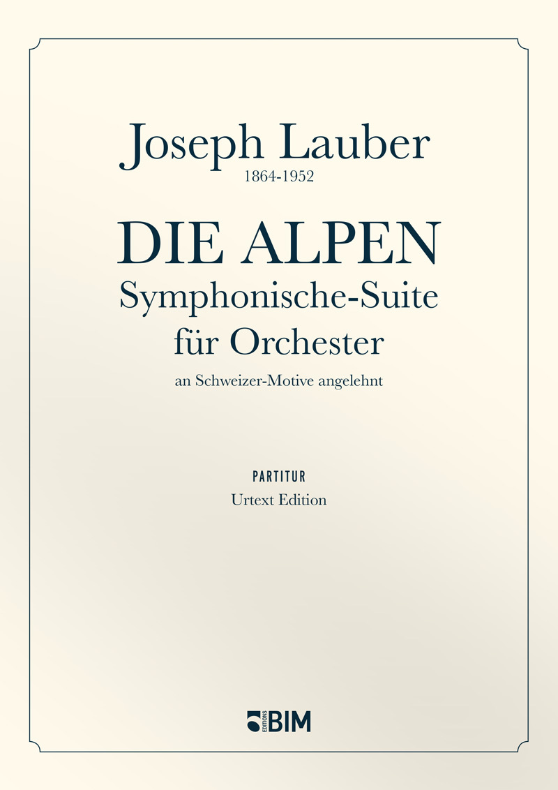 Lauber Joseph Die Alpen ORCH110