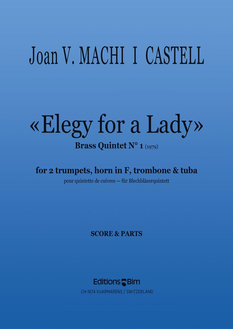 Machi I Castell Elegy For A Lady Ens44