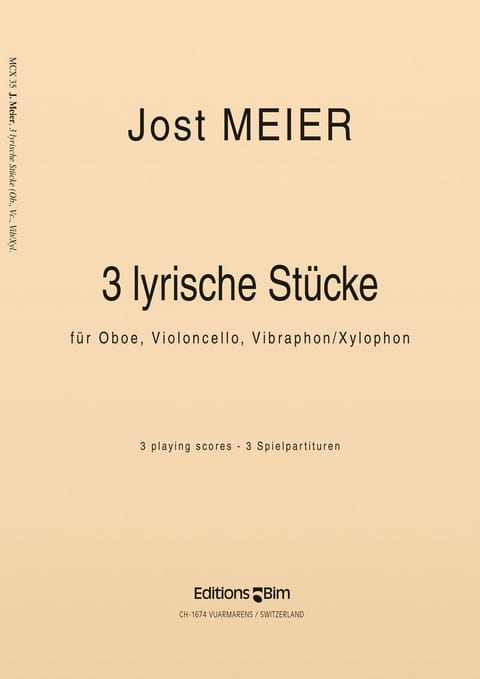 Meier Jost 3 Lyrische Stuecke Mcx35