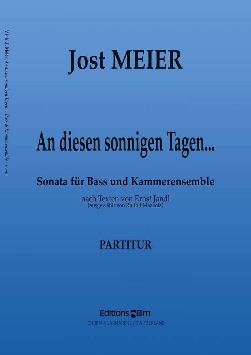 Meier Jost An Diesen Sonnigen Tagen V14