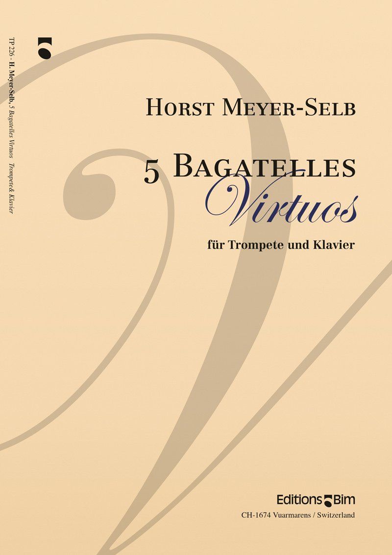 Meyer Selb Horst 5 Bagatelles Virtuos Tp226