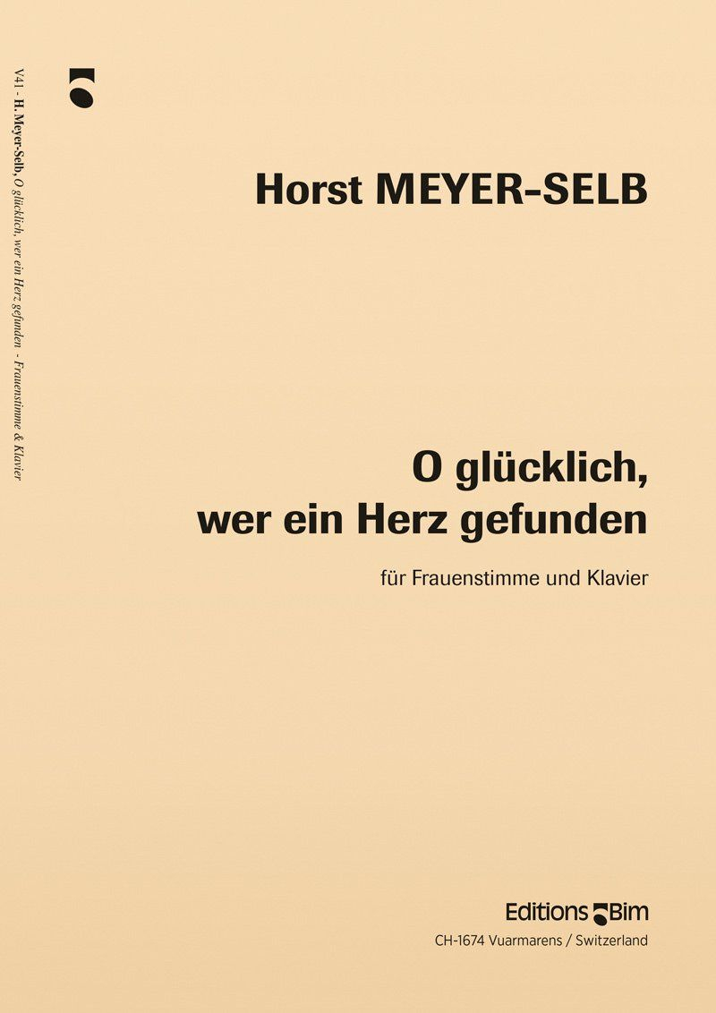 Meyer Selb Horst O Glueklich V41
