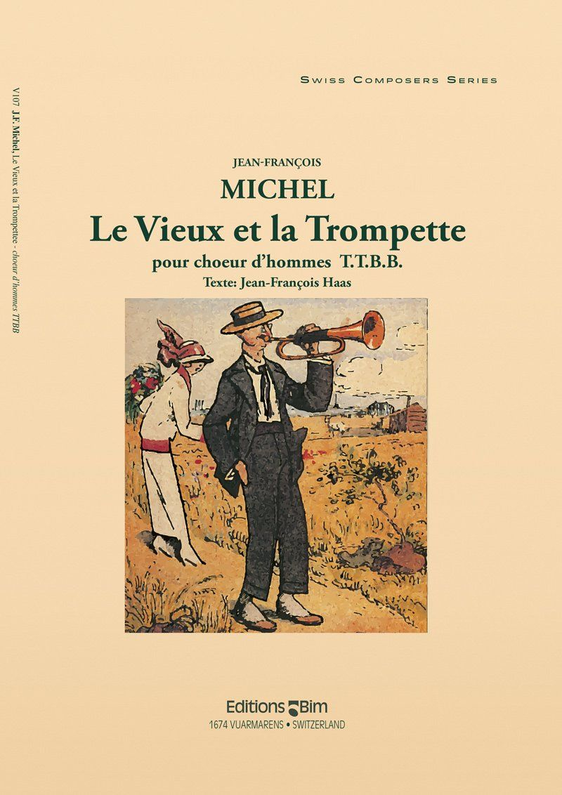 Michel Jean Francois Le Vieux Et La Trompette V107