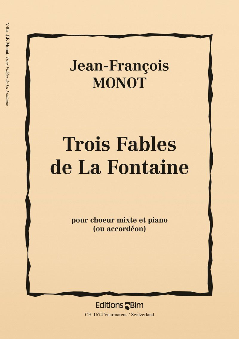 Monot Jean Francois 3 Fable De La Fontaine V40
