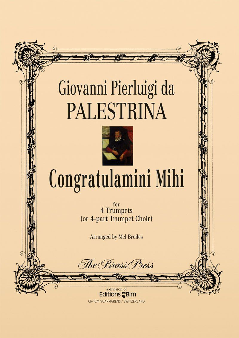 Palestrina Giovanni Congratulamini Mihi Tp188