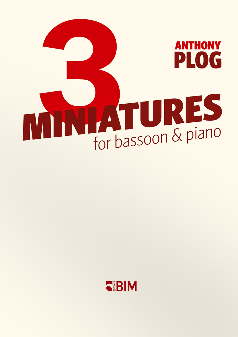 Plog Anthony 3 Miniatures Bassoon FG5