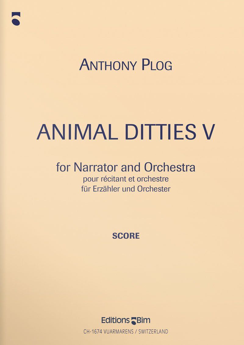 Plog Anthony Animal Ditties V Orch3