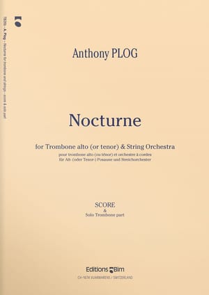 Plog Anthony Nocturne For Trombone Tb26