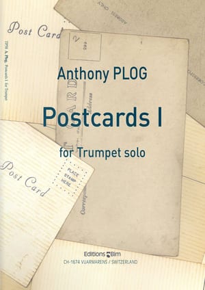Plog Anthony Postcards I For Trumpet Tp58