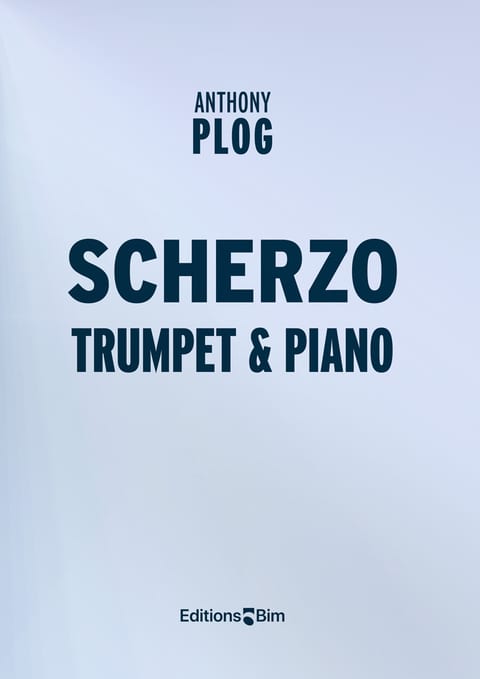 Plog Anthony Scherzo Trumpet Piano Tp314