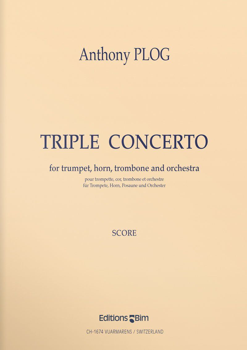 Plog Anthony Triple Concerto Ens68B