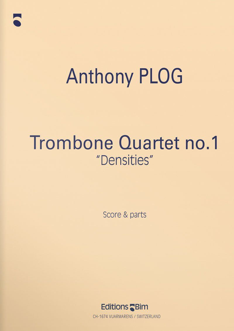 Plog Anthony Trombone Quartet No 1 Tb33