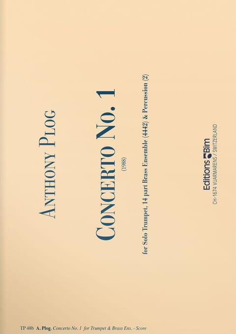 Plog Anthony Trumpet Concerto 1 Tp48B