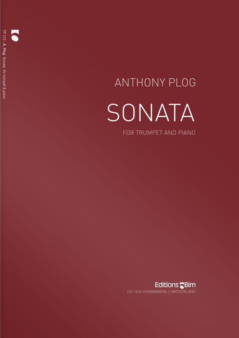 Plog Anthony Trumpet Sonata Tp313