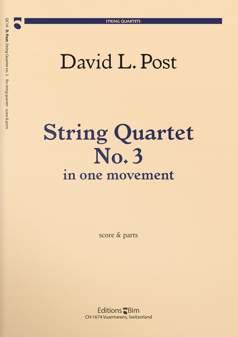 Post David String Quartet No 3 Qc14