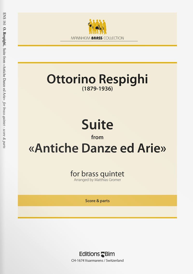 Respighi Ottorino Suite From Antiche Danze Ens161