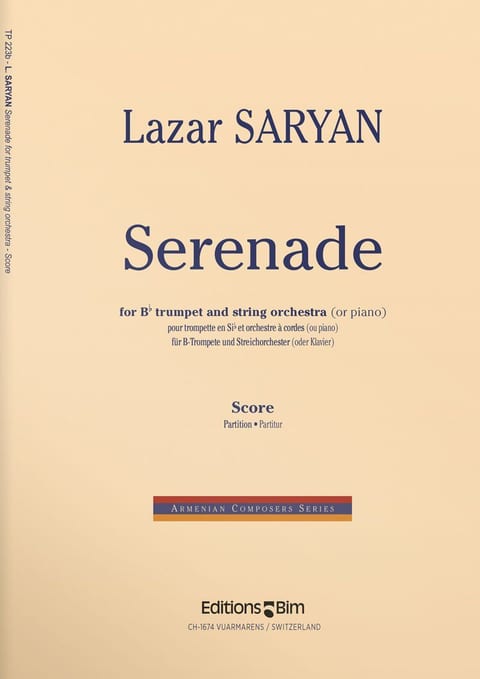 Saryan  Lazar  Serenade  Tp223