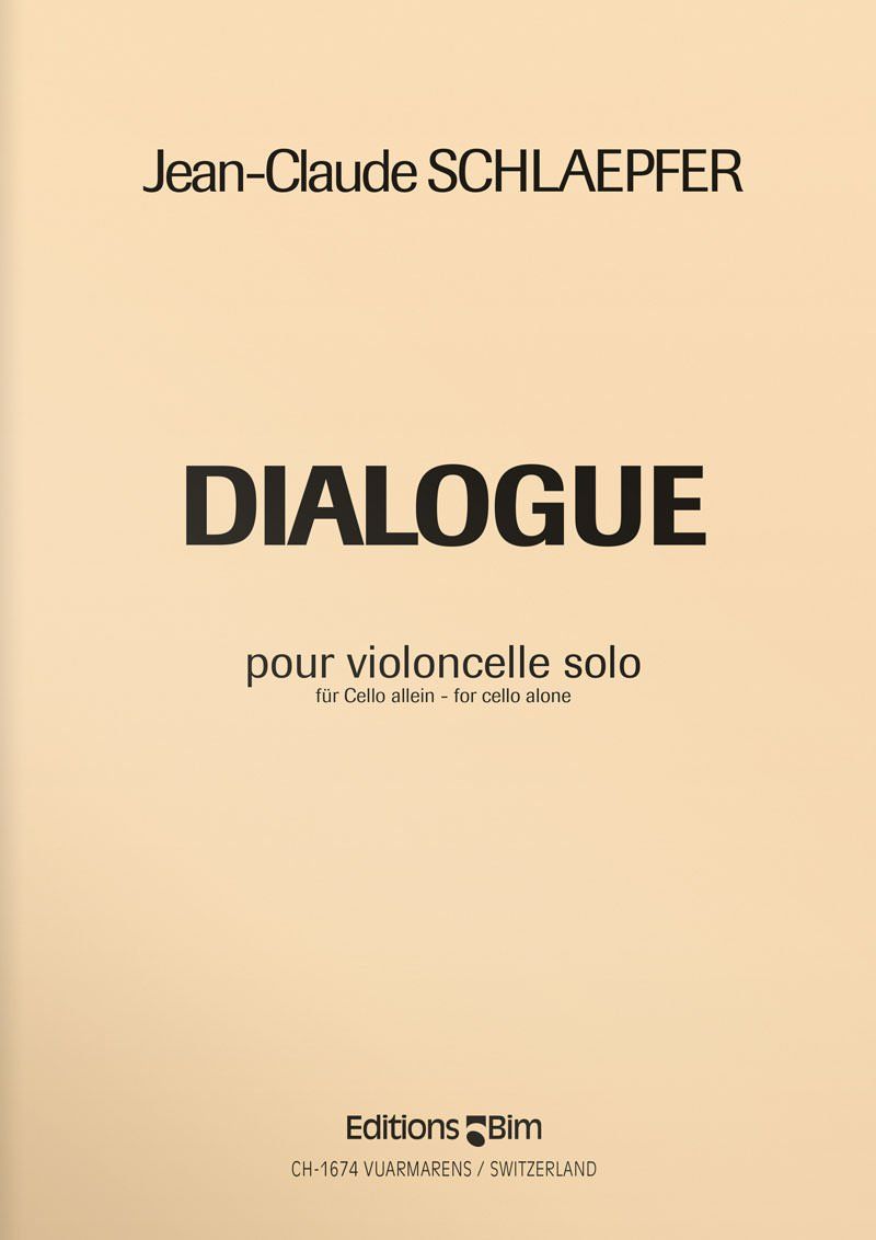 Schlaepfer  Jean  Claude  Dialogue  Vc6