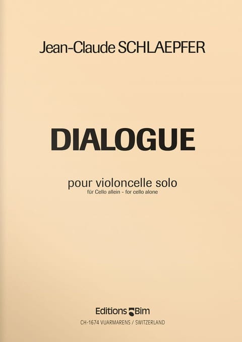 Schlaepfer  Jean  Claude  Dialogue  Vc6