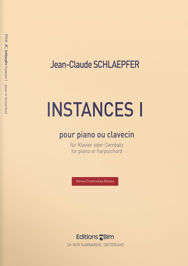 Schlaepfer  Jean  Claude  Instances  I  Pno6