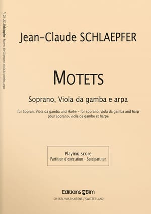 Schlaepfer  Jean  Claude  Motets  V28