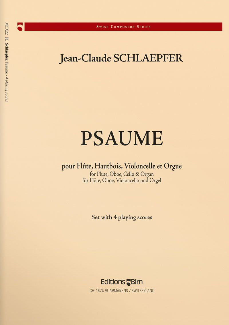 Schlaepfer  Jean  Claude  Psaume  Mcx22