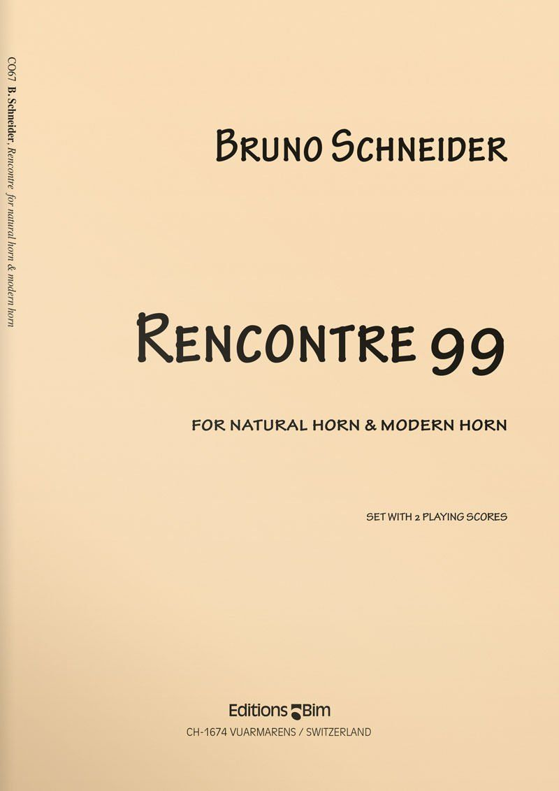 Schneider  Bruno  Rencontres 99  Co67