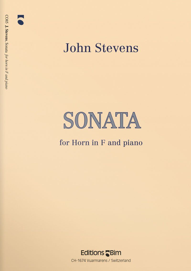 Stevens  John  Horn  Sonata  Co85