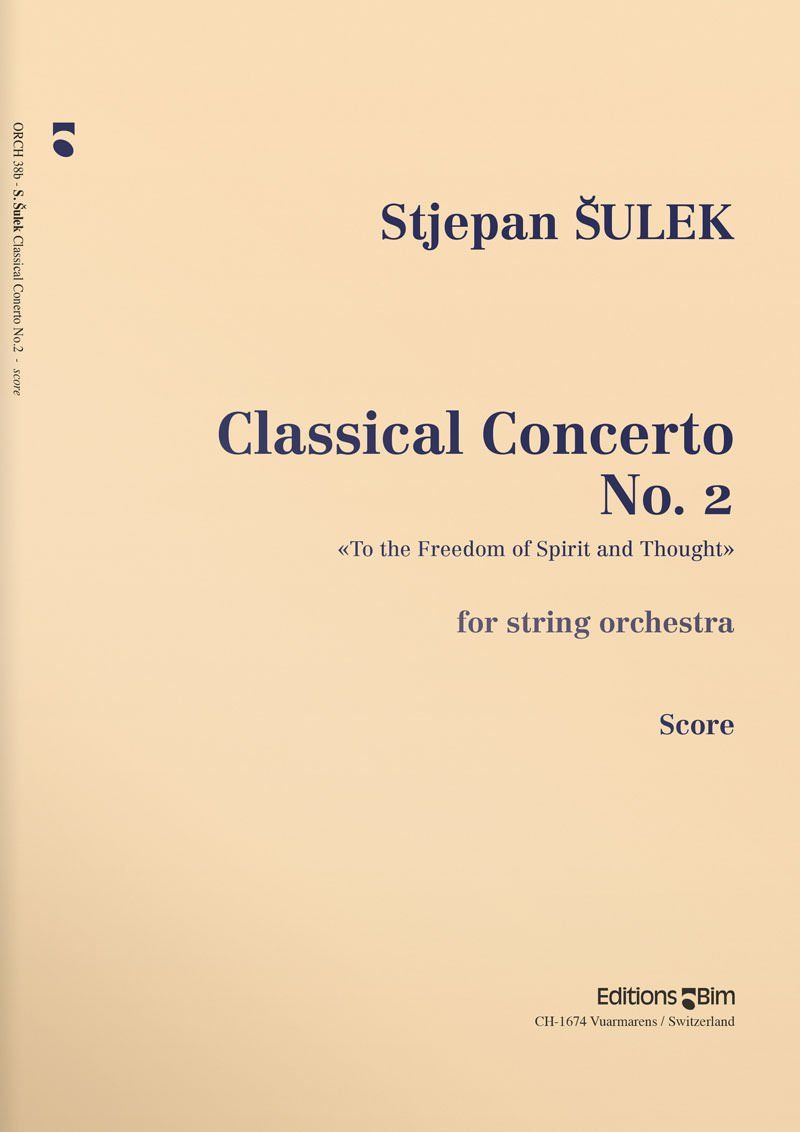 Sulek  Stepjan  Classical  Concerto  No 2  Orch38