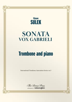 Sulek  Stepjan  Sonata  Vox  Gabrieli  Tb39