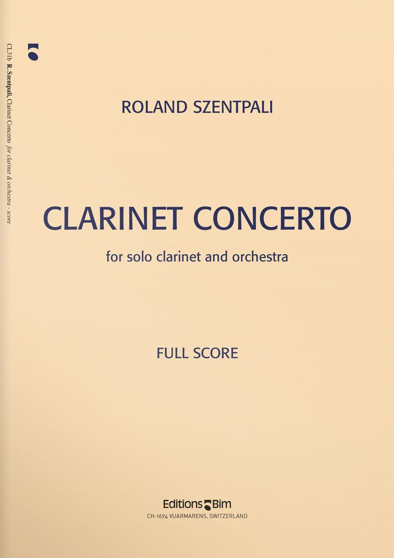 Szentpali  Roland  Clarinet  Concerto  Cl31
