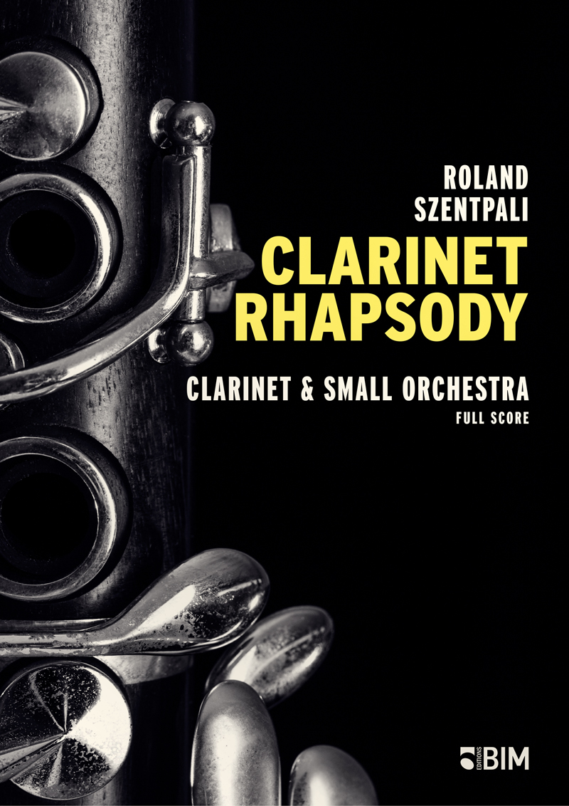 Szentpali Roland Clarinet Rhapsody Small Orchestra CL32b