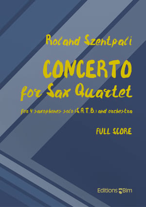 Szentpali Roland Concerto Sax Quartet Sax20