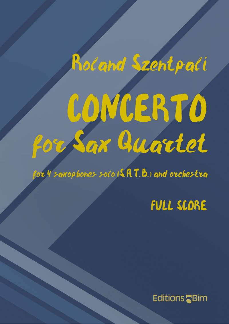 Szentpali Roland Concerto Sax Quartet Sax20